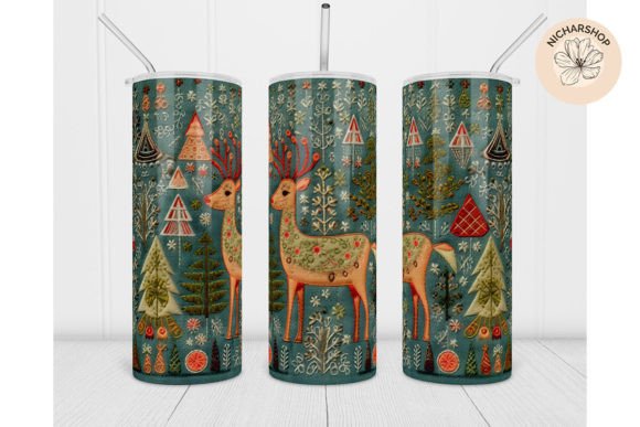 20oz Deer Embroidery Christmas Tumbler Review