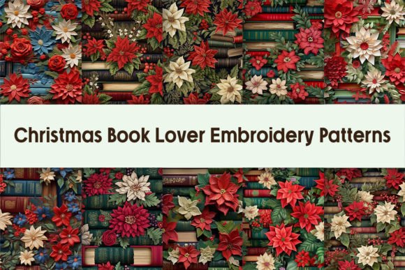 Christmas Book Lover Embroidery Review: A Festive Graphic for Seasonal Creations