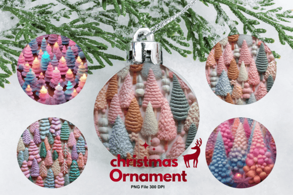 Christmas Tree Embroidery Ornament PNG Review for Apparel Projects