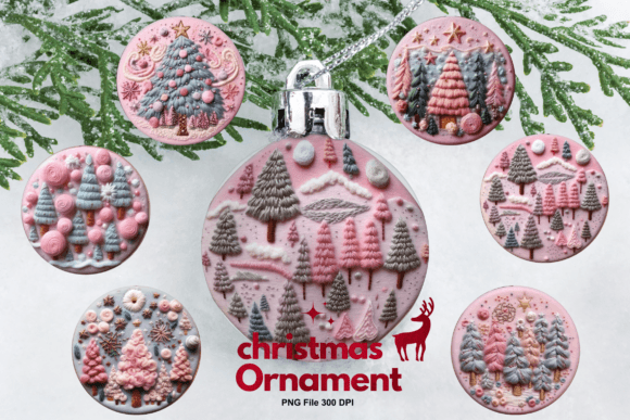 Christmas Tree Embroidery Ornament Set Review