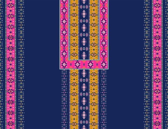 Colorful Aztec Neckline Embroidery Review for Seasonal Projects