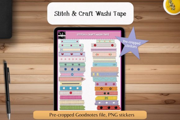 Embroidery Washi Tape Review for Seasonal Designers