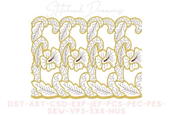 Floral Embroidery Borders: A Designer’s Take on Branding Potential