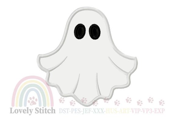 Halloween Ghost Embroidery
