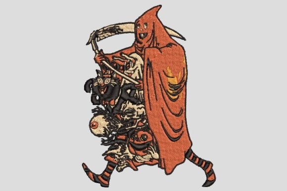 Halloween Ghost Horror Embroidery File Review for Craft Fairs