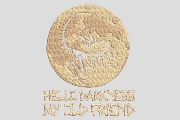 Hello Darkness My Old Friend Embroidery Review