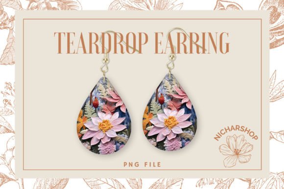 Lotus Flower Embroidery Teardrop Earring Review for Real Projects