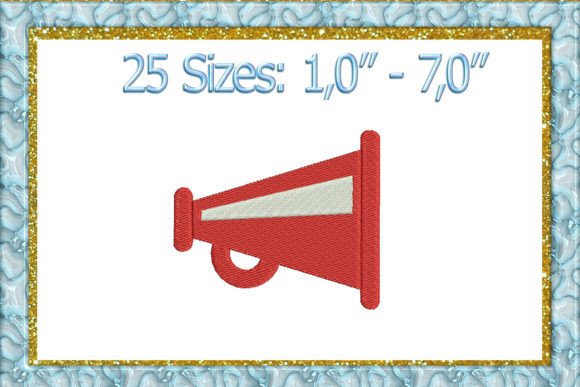 Megaphone Embroidery Design Review for Boutique Sweatshirts