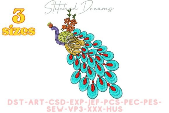 Peacock Embroidery Design: A Bold Statement for Real Projects
