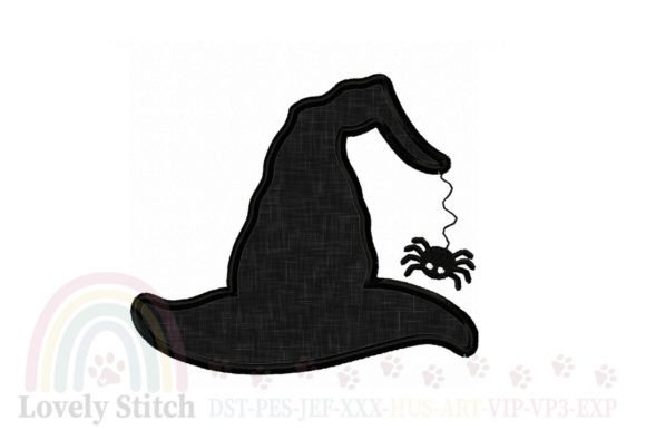 Witch Hat Applique Embroidery Design Review for Small Business Merch